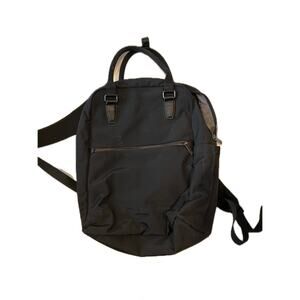 Soft Shell Black Padded Backpack Tote Backpack